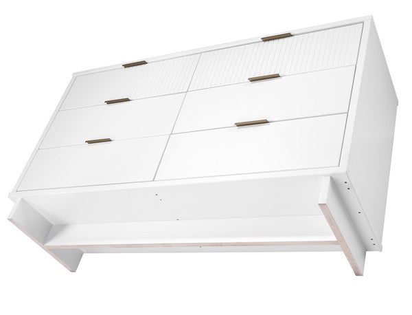 Manhattan Comfort Granville Modern Double Wide Dresser White DR-5031