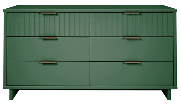Manhattan Comfort Granville Modern Double Wide Dresser Sage Green DR-5033