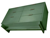 Manhattan Comfort Granville Modern Double Wide Dresser Sage Green DR-5033