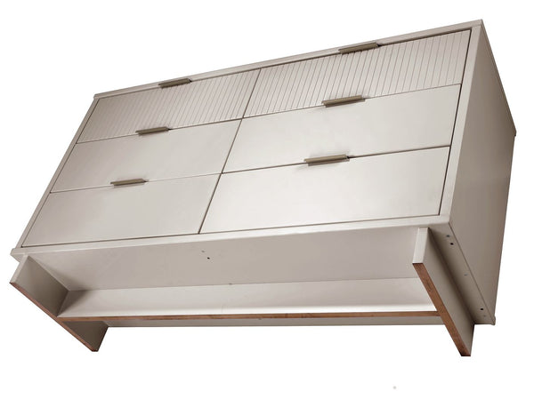 Manhattan Comfort Granville Modern Double Wide Dresser Light Grey DR-5036