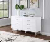 Manhattan Comfort Stanton Modern Dresser White DR-CHKD0602-WH