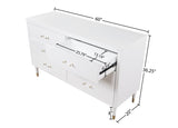 Manhattan Comfort Stanton Modern Dresser White DR-CHKD0602-WH