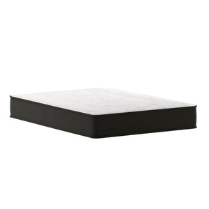 English Elm Dream 10 Inch Hybrid Mattress - Comfortable, CertiPUR-US Certified, Perfect for Students and RV Living White/Gray Full DR-E230P-R-F-10-GY-GG