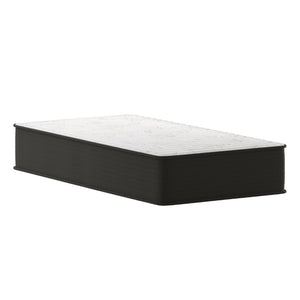 English Elm Dream 12 Inch Hybrid Mattress - High Density Foam & Pocket Springs for Ultimate Comfort & Support White/Gray Twin DR-E230P-R-T-12-GY-GG