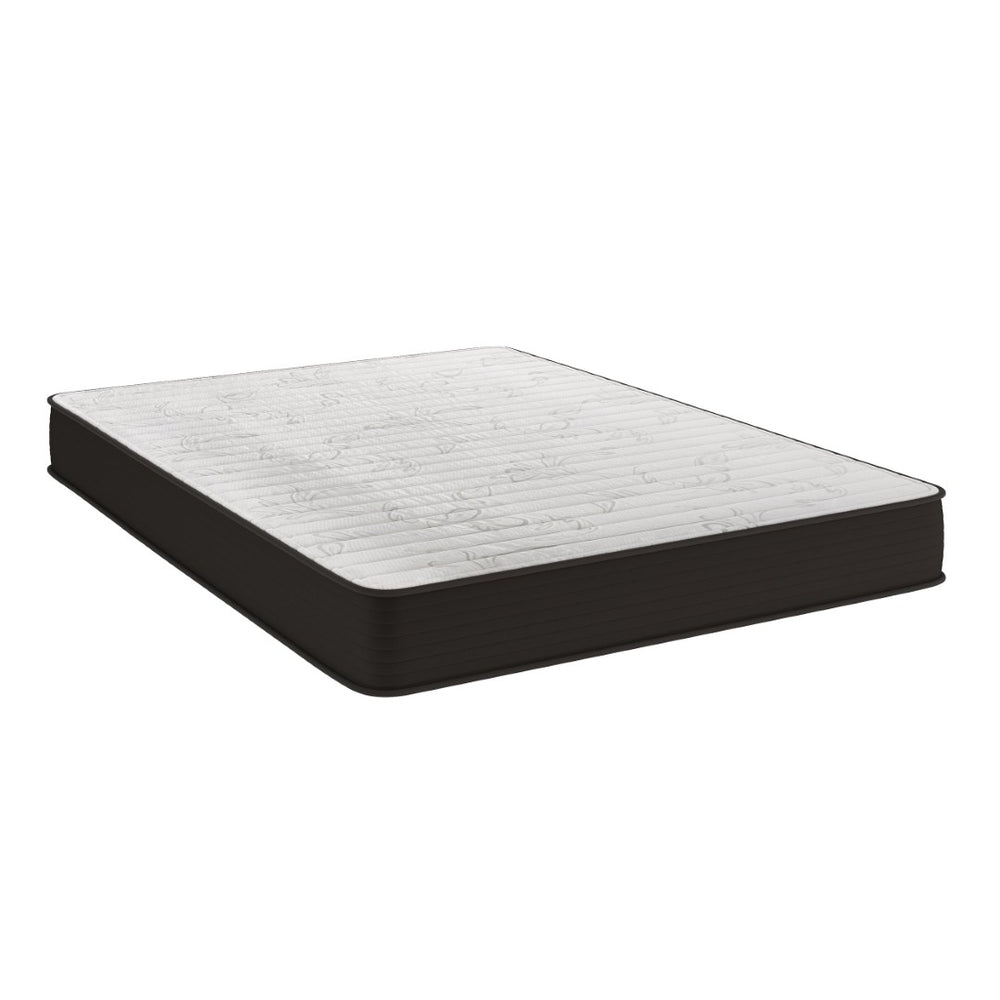 English Elm Dream 8 Inch Hybrid Mattress - High-Density Foam & Innerspring for Ultimate Comfort & Support Gray Queen DR-E238-B-Q-GG