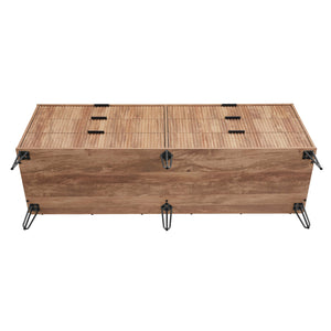 DUMBO 6-Drawer Double Low Dresser in Golden Brown DR003-GB Manhattan Comfort