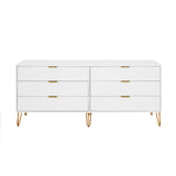 DUMBO 6-Drawer Double Low Dresser