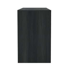 Manhattan Comfort Linda Modern 72" Double Wide Dresser – Elegant Design With 6 Drawers For Stylish Storage Solutions Charcoal Grey Mdp Dr011-gy