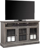Churchill Ghost Black 66" Highboy Console w/ 3 Doors DR1243-GHT Aspenhome