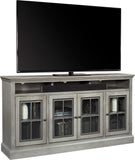 Churchill Ghost Black 73" Highboy Console w/ 4 Doors DR1255-GHT Aspenhome