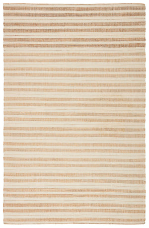 Jaipur Living Jaipur Living Rey Handwoven Wool Jute Flatweave Rug Earthy Stripe for Rooms 5' x 8' RUG146018