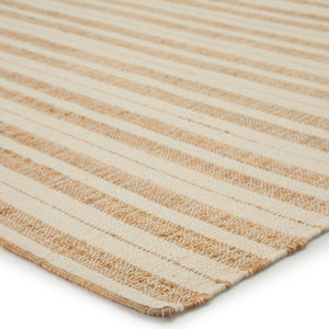 Jaipur Living Jaipur Living Rey Handwoven Wool Jute Flatweave Rug Earthy Stripe for Rooms 5' x 8' RUG146018