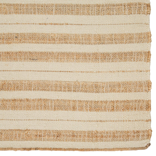 Jaipur Living Jaipur Living Rey Handwoven Wool Jute Flatweave Rug Earthy Stripe for Rooms 5' x 8' RUG146018