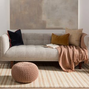 Jaipur Living Jaipur Living Rey Handwoven Wool Jute Flatweave Rug Earthy Stripe for Rooms 5' x 8' RUG146018