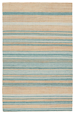 Jaipur Living Jaipur Living Handwoven Jute Wool Flatweave Rug Natural Stripe for Entryway or Room RUG153076