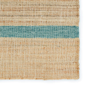 Jaipur Living Jaipur Living Handwoven Jute Wool Flatweave Rug Natural Stripe for Entryway or Room RUG153076