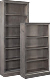 Churchill Smokey Grey 60" Bookcase w/ 3 fixed shelves DR3460-GRY Aspenhome