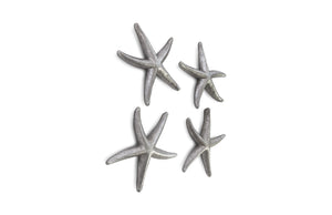 Phillips Collection Starfish, Whimsical Resin Castings For Home Décor – Enchanting Ocean-inspired Art Pieces Silver Resin Ph67528