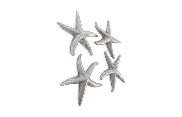 Phillips Collection Starfish, Whimsical Resin Castings For Home Décor – Enchanting Ocean-inspired Art Pieces Silver Resin Ph67530