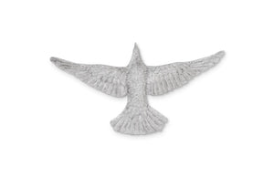 Phillips Collection Dove Wall Art, Elegant Metallic Birds For Dynamic Gallery Displays And Stunning Home Decor Silver Resin Ph97481