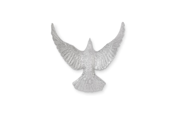 Phillips Collection Dove Wall Art, Elegant Metallic Birds For Dynamic Gallery Displays And Stunning Home Decor Silver Resin Ph97540