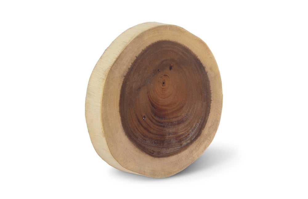 Phillips Collection Chuleta Small Wall Tile - Natural Chamcha Wood Art Piece, Textured Warmth For Modern Spaces Brown Wood ,Chamcha Wood Th54502