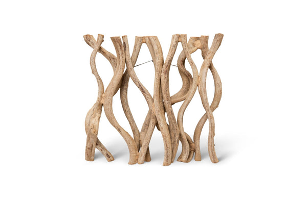 Phillips Collection Vine Wall Tile – Handcrafted Natural Artistry From Renewable Resources To Enhance Your Home Décor Brown Wood Th60901