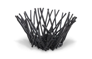 Phillips Collection Stick Bowl - Eco-friendly Artisan Design With Modern Organic Aesthetic For Stylish Home Decor Black Wood Th72026