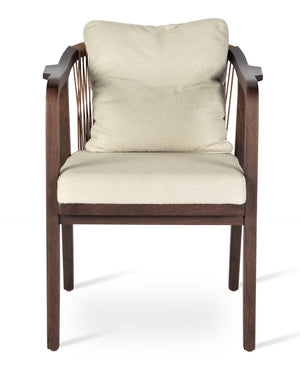 Soho Concept Drops Dining Armchair - Elegant Solid Ash Frame, Premium Fabrics & 10-year Guarantee, Limited Stock! White,Ash,Walnut  Soho-concept-dining-chair-02638