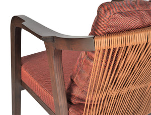 Soho Concept Drops Dining - Stylish Boucle, Velvet & Camira Era Fabrics, 10-year Guarantee, Limited Stock! Red,Walnut  Soho-concept-dining-chair-13086