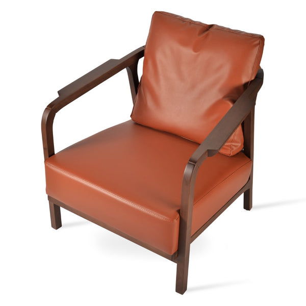 Soho Concept Drops Arm Lounge Chair (Ppm-fr) - Stylish Walnut Design With 2-year Guarantee For Ultimate Comfort Walnut  Soho-concept-dining-chair-13077