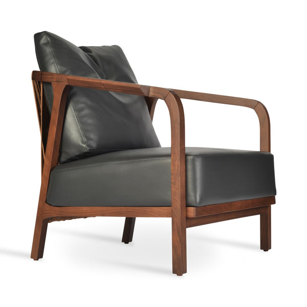 Soho Concept Drops Arm Sofa In Luxury Boucle, Velvet & Camira Era Fabrics - 10 Year Warranty, Beige & Walnut Grey,Walnut  Soho-concept-dining-chair-13083