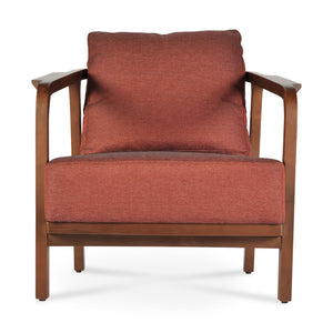 Soho Concept Drops Arm Sofa In Luxury Boucle, Velvet & Camira Era Fabrics - 10 Year Warranty, Beige & Walnut Red,Walnut  Soho-concept-dining-chair-13084