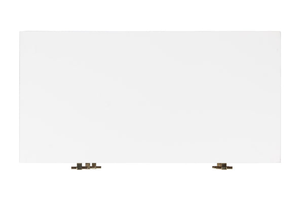 Safavieh Genevieve 3-Drawer Dresser – Retro-Inspired Elegance With Modern Gold Accents For Chic Storage Solutions White/Walnut/Gold DRS5000B