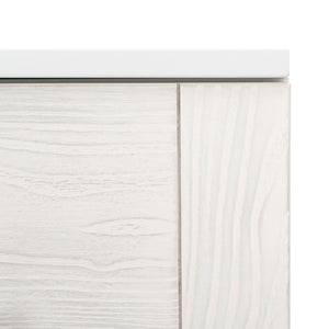 Safavieh Genevieve 3-Drawer Dresser – Retro-Inspired Elegance With Modern Gold Accents For Chic Storage Solutions White/White Washed DRS5000D