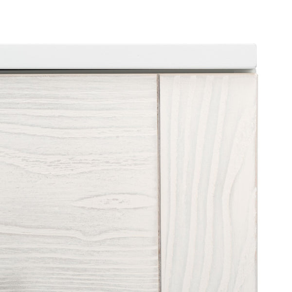 Safavieh Genevieve 3-Drawer Dresser – Retro-Inspired Elegance With Modern Gold Accents For Chic Storage Solutions White/White Washed DRS5000D