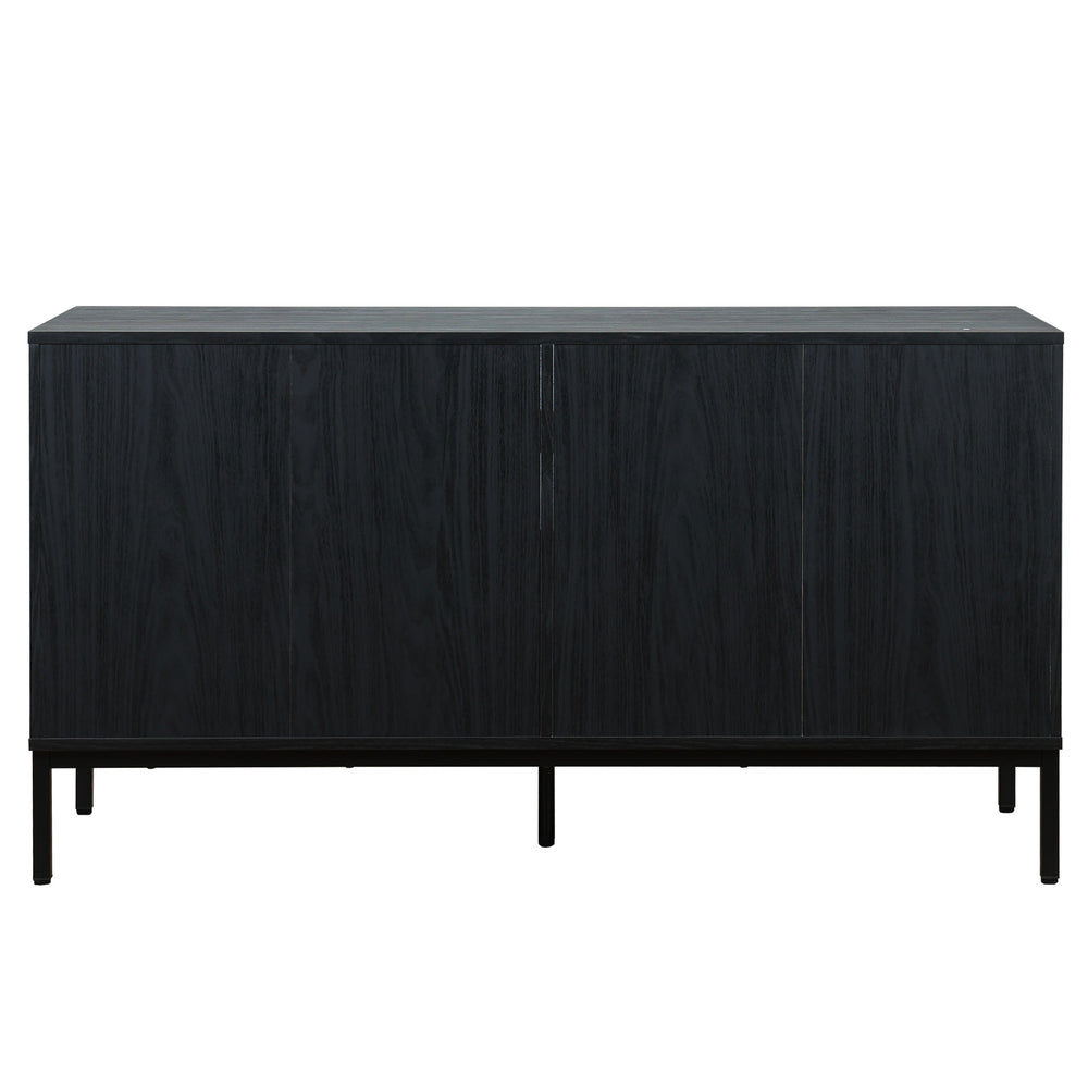 Safavieh Lylia 6 Drawer Dresser - Elegant Walnut Finish With Sleek Black Legs & Handles For Stunning Storage Black ,Black Wood,Metal Drs9604b-2bx