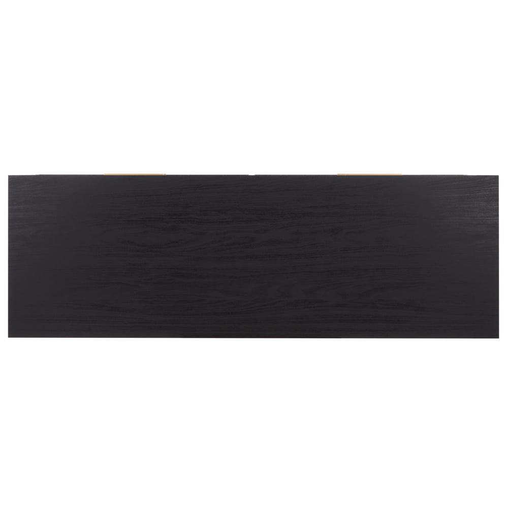 Safavieh Lylia 6 Drawer Dresser - Elegant Walnut Finish With Sleek Black Legs & Handles For Stunning Storage Black ,Black Wood,Metal Drs9604b-2bx