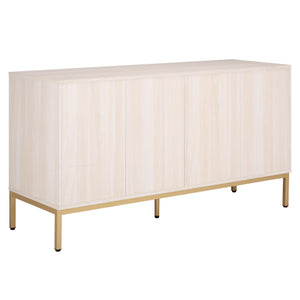 Safavieh Lylia 6 Drawer Dresser - Elegant Walnut Finish With Sleek Black Legs & Handles For Stunning Storage Bleached White ,Gold Wood,Metal Drs9604c-2bx