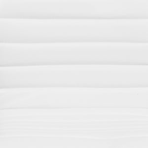 English Elm Alan Low Back Designer Armless Ribbed Swivel Task Chair for Stylish Comfort in Any Workspace White Vinyl/Chrome Frame DS-512B-WH-GG