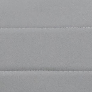 English Elm Scott Contemporary Vinyl Adjustable Height Barstool with Chrome Base for Modern Dining Spaces Gray DS-8101B-GY-GG