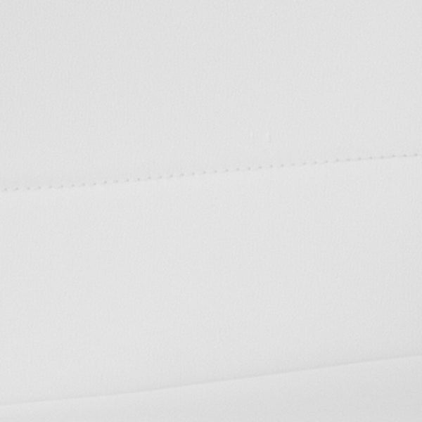 English Elm Scott Contemporary Vinyl Adjustable Height Barstool with Chrome Base for Modern Dining Spaces White DS-8101B-WH-GG