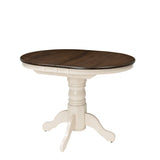 CorLiving Dillon Extendable Oval Pedestal Dining Table Cream DSH-470-T
