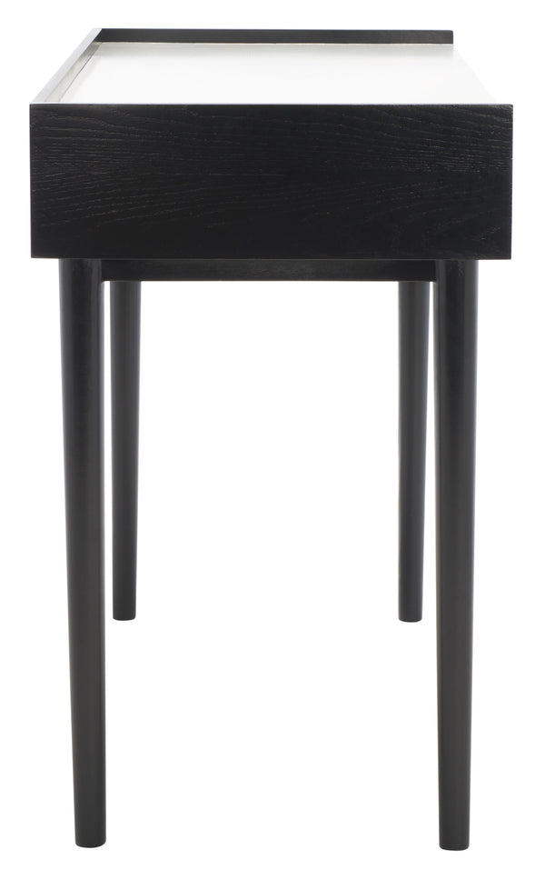 Safavieh Henley 2 Drawer Desk Antique White / Black DSK2100B