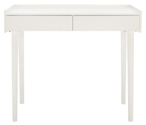 Safavieh Henley 2 Drawer Desk Antique White DSK2100C
