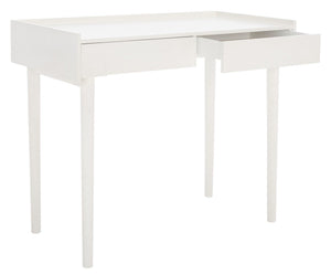 Safavieh Henley 2 Drawer Desk Antique White DSK2100C