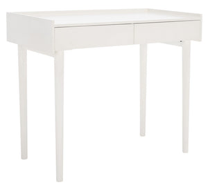 Safavieh Henley 2 Drawer Desk Antique White DSK2100C