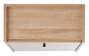 Safavieh Xander Modern Secretary Desk - Chic Space-Saving Solution For Stylish Home Offices And Small Spaces Natural/Black DSK2203A