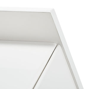 Safavieh Xander Modern Secretary Desk - Chic Space-Saving Solution For Stylish Home Offices And Small Spaces White/White DSK2203B