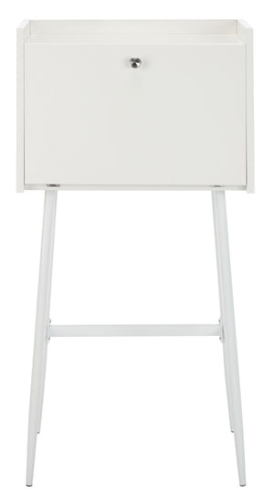 Safavieh Xander Modern Secretary Desk - Chic Space-Saving Solution For Stylish Home Offices And Small Spaces White/White DSK2203B